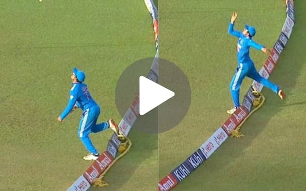 [Watch] Shubman Gill's Stunning Calm And Calculated Catch Of Mendis Near Boundary Grabs Headlines